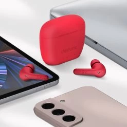 Écouteurs Sans-fil Intra-auriculaires, Bluetooth 5.3 Autonomie Totale 30 Heures, Defunc True Audio - Rouge 16 Écouteurs Sans-fil Intra-auriculaires, Bluetooth 5.3 Autonomie Totale 30 Heures, Defunc True Audio - Rouge -Musique recherchée. tws dfc in rd 5