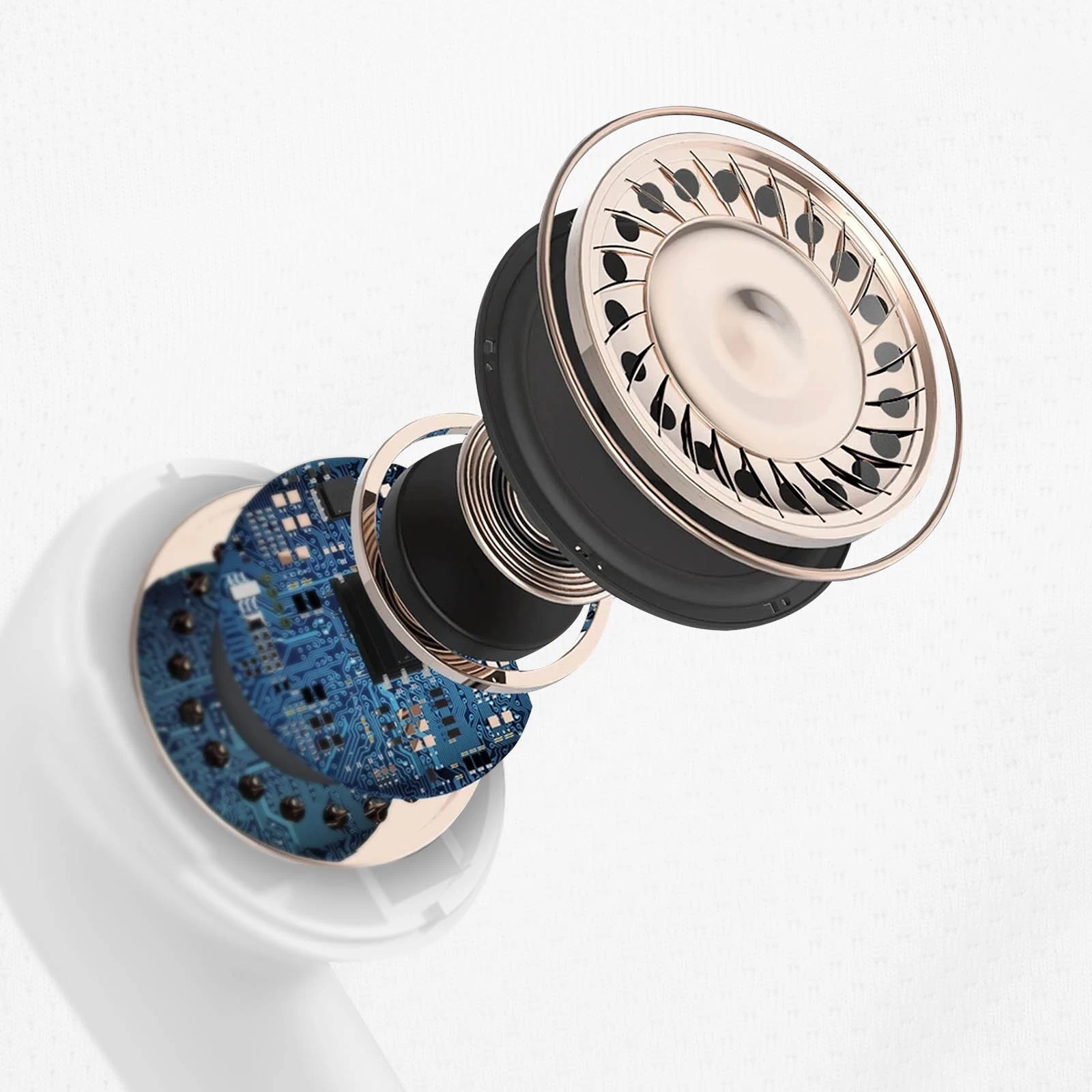 Écouteurs Sans-fil Intra-auriculaires, Bluetooth 5.3 Autonomie Totale 30 Heures, Defunc True Audio - Blanc 4 Écouteurs Sans-fil Intra-auriculaires, Bluetooth 5.3 Autonomie Totale 30 Heures, Defunc True Audio - Blanc – Image 2