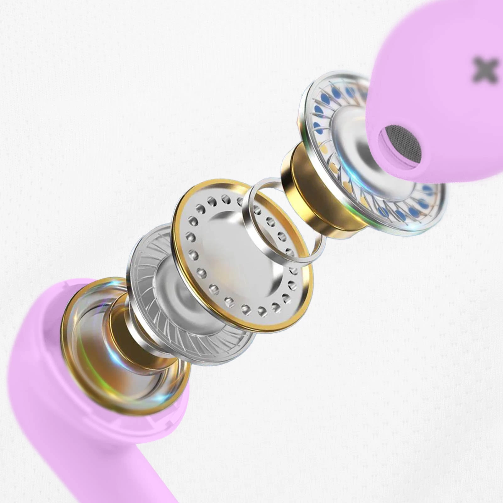 Écouteurs Sport Sans-fil Résistants à L'eau IPX5, Autonomie Totale 30 Heures, Defunc True Sport - Violet Clair 4 Écouteurs Sport Sans-fil Résistants à L'eau IPX5, Autonomie Totale 30 Heures, Defunc True Sport - Violet Clair – Image 2