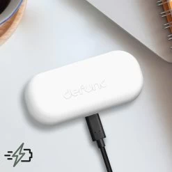 Écouteurs Sport Sans-fil Résistants à L'eau IPX5, Autonomie Totale 30 Heures, Defunc True Sport - Blanc -Musique recherchée. tws dfc sp wh 9