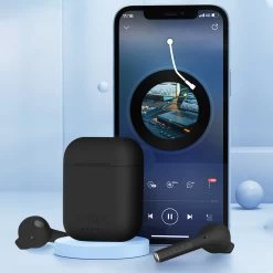 Écouteurs Bluetooth Defunc IPX4, Réducteur De Bruit Contrôle Tactile Et Boîtier De Charge - Noir -Musique recherchée. tws dfc talk bk 6