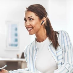 Écouteurs Bluetooth Defunc IPX4, Réducteur De Bruit Contrôle Tactile Et Boîtier De Charge - Bleu 15 Écouteurs Bluetooth Defunc IPX4, Réducteur De Bruit Contrôle Tactile Et Boîtier De Charge - Bleu -Musique recherchée. tws dfc talk bl 5