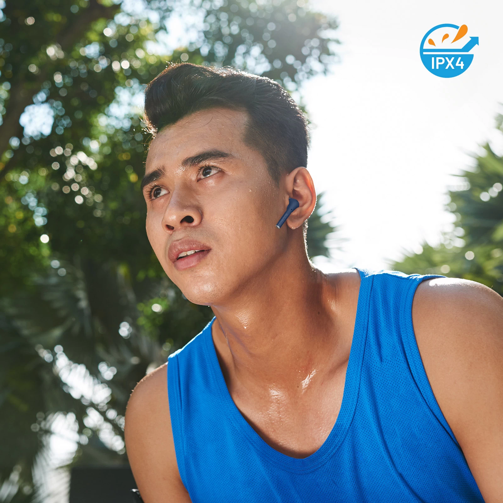 Écouteurs Bluetooth Defunc IPX4, Réducteur De Bruit Contrôle Tactile Et Boîtier De Charge - Bleu 9 Écouteurs Bluetooth Defunc IPX4, Réducteur De Bruit Contrôle Tactile Et Boîtier De Charge - Bleu – Image 7