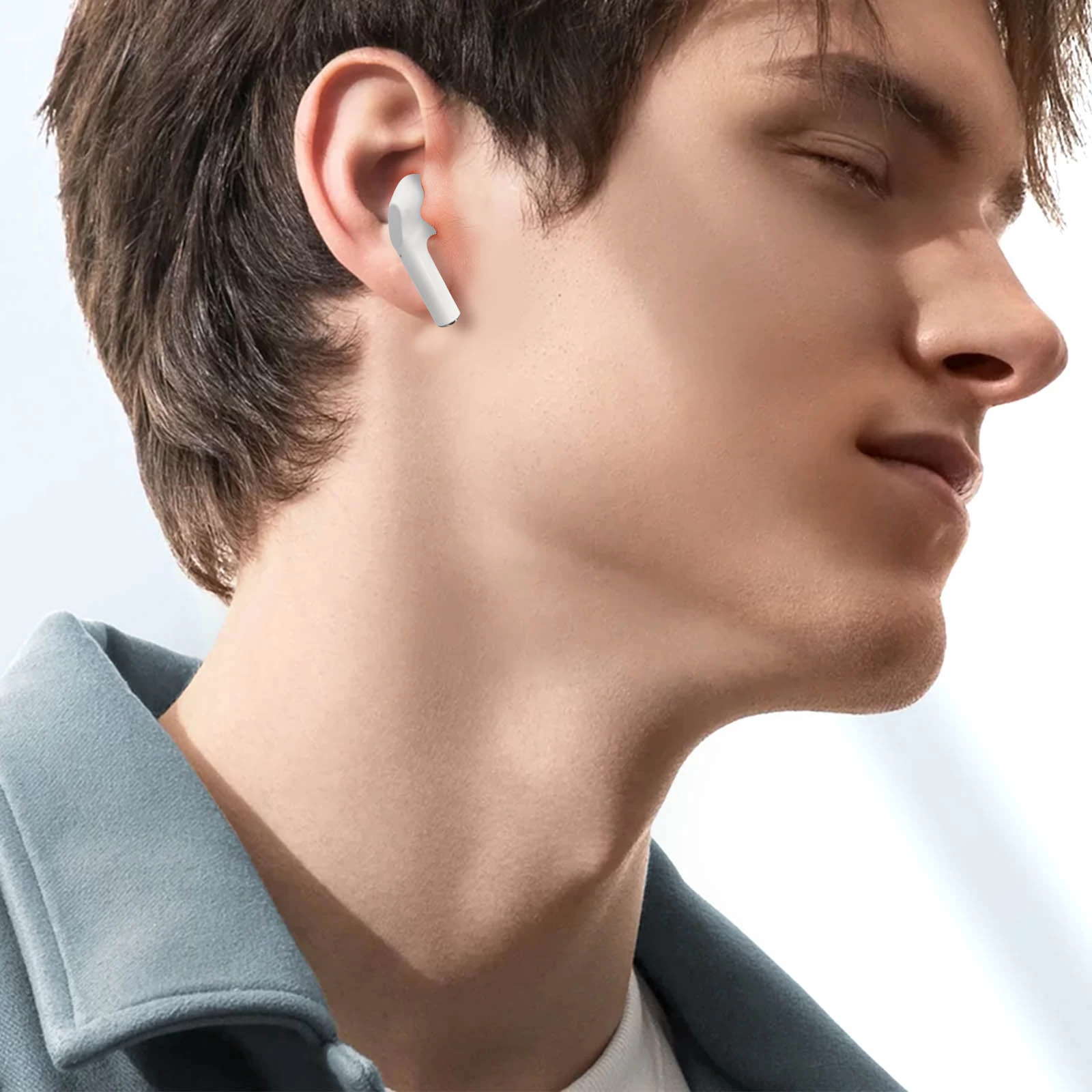 Écouteurs Sans Fil LinQ, Bluetooth Avec Commandes Tactiles, Fonction Battery Saver - Blanc 5 Écouteurs Sans Fil LinQ, Bluetooth Avec Commandes Tactiles, Fonction Battery Saver - Blanc – Image 3