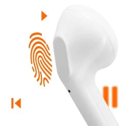 Écouteurs Sans Fil LinQ, Bluetooth Avec Commandes Tactiles, Fonction Battery Saver - Blanc 15 Écouteurs Sans Fil LinQ, Bluetooth Avec Commandes Tactiles, Fonction Battery Saver - Blanc -Musique recherchée. tws linq 33 8