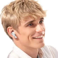 Écouteurs Sans Fil LinQ, Bluetooth Avec Commandes Tactiles, Autonomie 50h - Blanc -Musique recherchée. tws linq 66 2