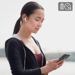 Ecouteurs Bluetooth Sans Fil, Contrôle Tactile, 15h D'autonomie Avec Boîtier De Charge, Linq - Blanc 16 Ecouteurs Bluetooth Sans Fil, Contrôle Tactile, 15h D'autonomie Avec Boîtier De Charge, Linq - Blanc -Musique recherchée. tws linq r535 5