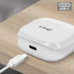 Ecouteurs Bluetooth Sans Fil, Contrôle Tactile, 15h D'autonomie Avec Boîtier De Charge, Linq - Blanc 19 Ecouteurs Bluetooth Sans Fil, Contrôle Tactile, 15h D'autonomie Avec Boîtier De Charge, Linq - Blanc -Musique recherchée. tws linq r535 8