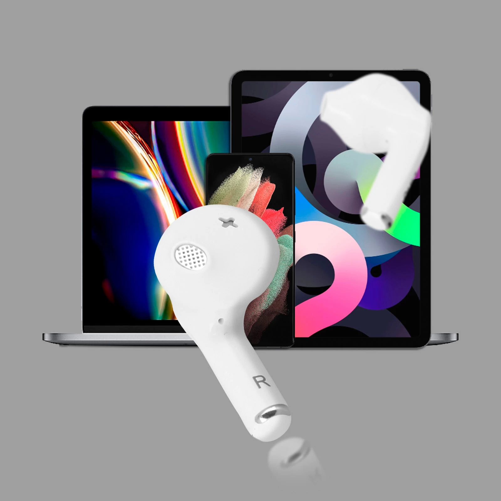 Ecouteurs Bluetooth Sans Fil, Contrôle Tactile, 15h D'autonomie Avec Boîtier De Charge, Linq - Blanc 11 Ecouteurs Bluetooth Sans Fil, Contrôle Tactile, 15h D'autonomie Avec Boîtier De Charge, Linq - Blanc – Image 9