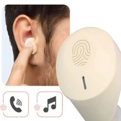 Écouteurs Bluetooth Sport, Commande Tactile - Autonomie 8h, LinQ - Beige 14 Écouteurs Bluetooth Sport, Commande Tactile - Autonomie 8h, LinQ - Beige -Musique recherchée. tws lnq s68p bg 5 2