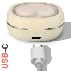 Écouteurs Bluetooth Sport, Commande Tactile - Autonomie 8h, LinQ - Beige 17 Écouteurs Bluetooth Sport, Commande Tactile - Autonomie 8h, LinQ - Beige -Musique recherchée. tws lnq s68p bg 8