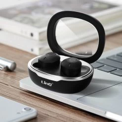 Écouteurs Bluetooth Sport, Commande Tactile - Autonomie 8h, LinQ - Noir 13 Écouteurs Bluetooth Sport, Commande Tactile - Autonomie 8h, LinQ - Noir -Musique recherchée. tws lnq s68p bk 4