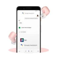 Écouteurs Bluetooth 5.3, So Seven Rose - Design Ultra Compact -Musique recherchée. tws so7 pk 4