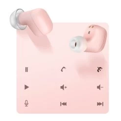 Écouteurs Bluetooth 5.3, So Seven Rose - Design Ultra Compact -Musique recherchée. tws so7 pk 7