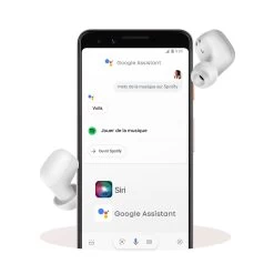 Écouteurs Bluetooth 5.3, So Seven Blanc - Design Ultra Compact -Musique recherchée. tws so7 wh 4