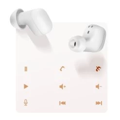 Écouteurs Bluetooth 5.3, So Seven Blanc - Design Ultra Compact -Musique recherchée. tws so7 wh 7