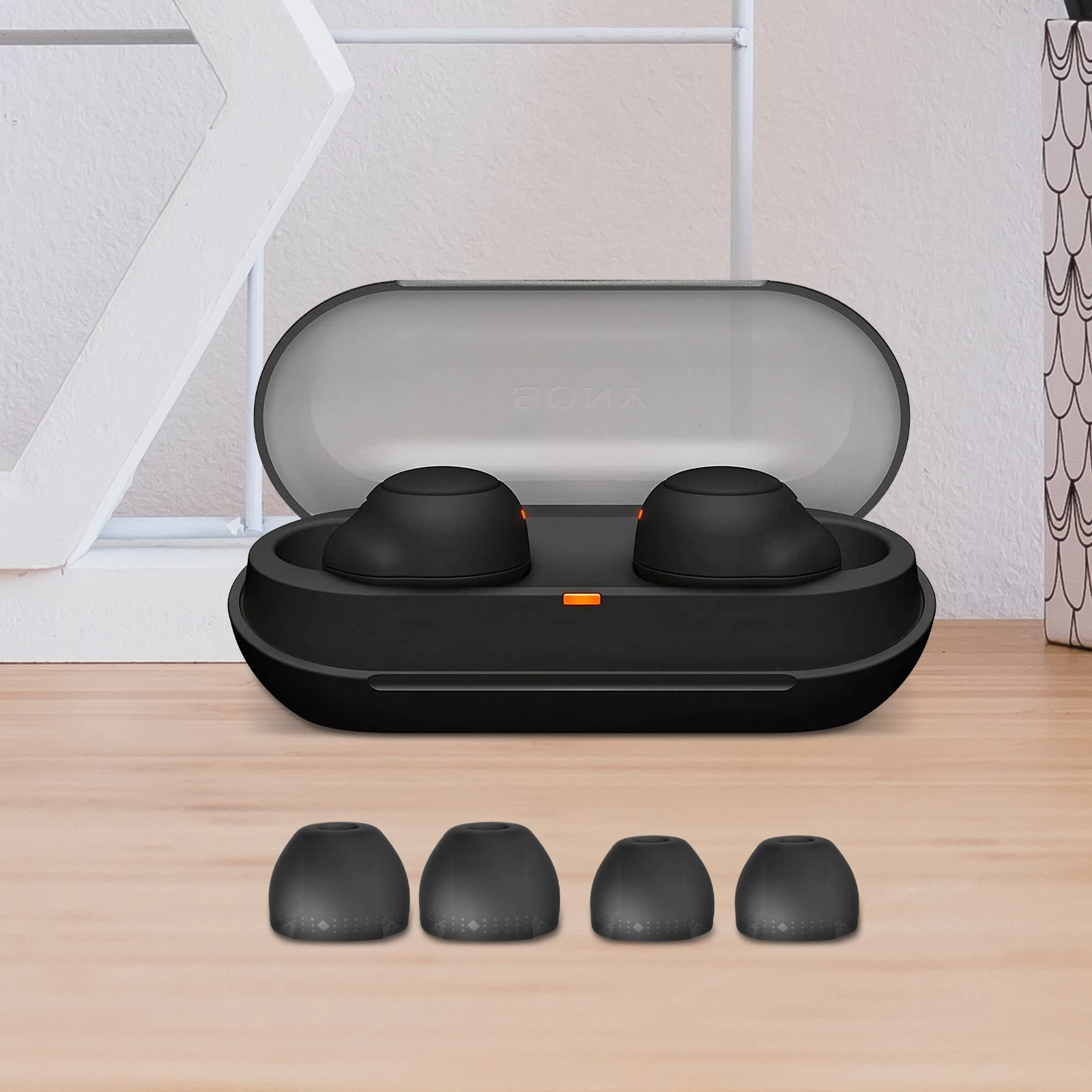 Écouteurs Sans Fil Original Sony, Bluetooth 5.0 Avec Kit Main Libre, Étanche IPX4 - Noir 11 Écouteurs Sans Fil Original Sony, Bluetooth 5.0 Avec Kit Main Libre, Étanche IPX4 - Noir – Image 9