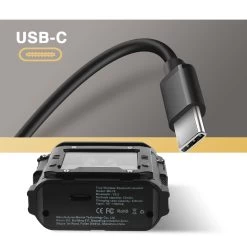 Écouteurs Sans Fil Bluetooth 5.3, Boîtier En Métal Avec Ouverture à Clic, Étanche IPX5, Tactical StrikePods - Noir -Musique recherchée. tws tact vision 7