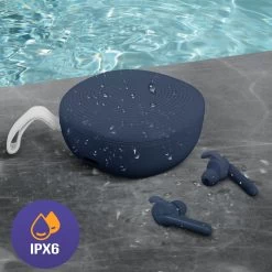 Écouteurs Sport Sans-fil Bluetooth, Son Premium Avec Autonomie 30 Heures - Bleu -Musique recherchée. tws v1 bl 3